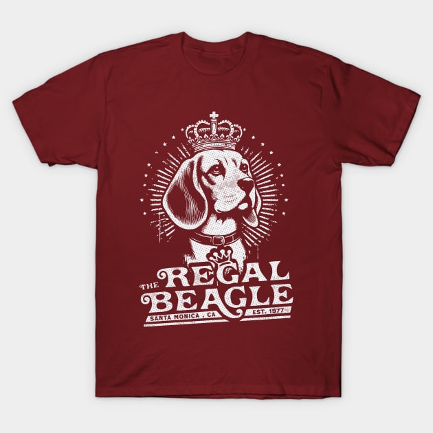 The Regal Beagle // Vintage Three Companies Fan Art T-Shirt by Trendsdk